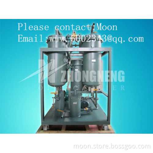 Used vacuum turbine oil filtration system,water and moisture reduction unit